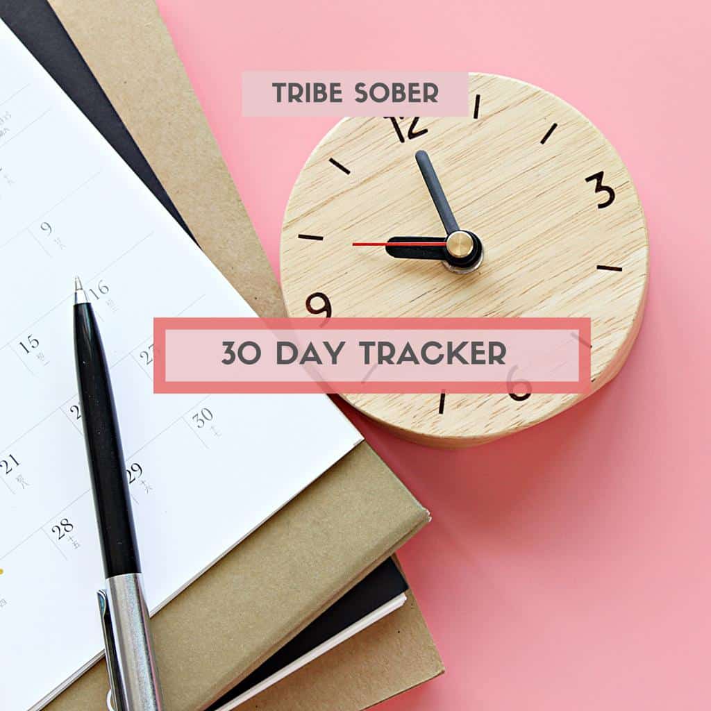 Tribe Sober 30 days tracker